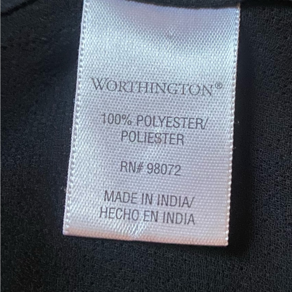 Worthington black full wrap shawl - Picture 12 of 15
